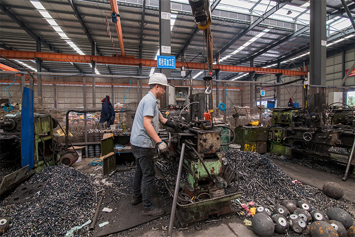 江油网架配件-螺栓球加工车间