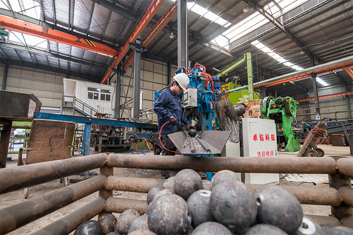 江油网架配件-螺栓球加工车间